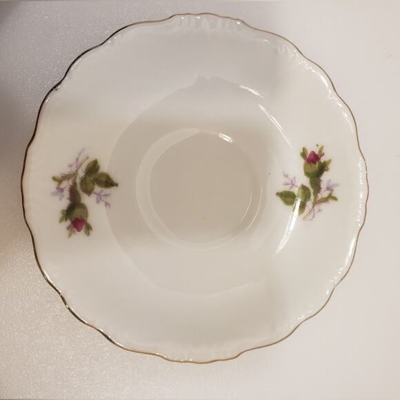 Gold China made in Japan Moss Rose 2 dessert plates 1 Yakama China saucer - Picture 4 of 10